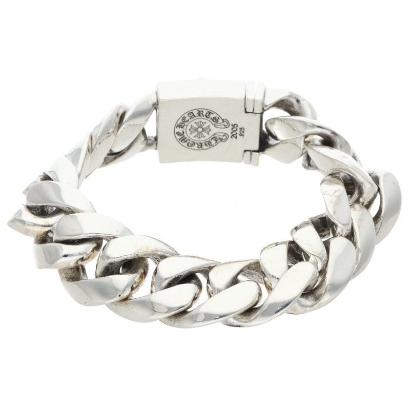 Chrome Hearts BS Large Box ID Classic Silver Bracelet — view 2