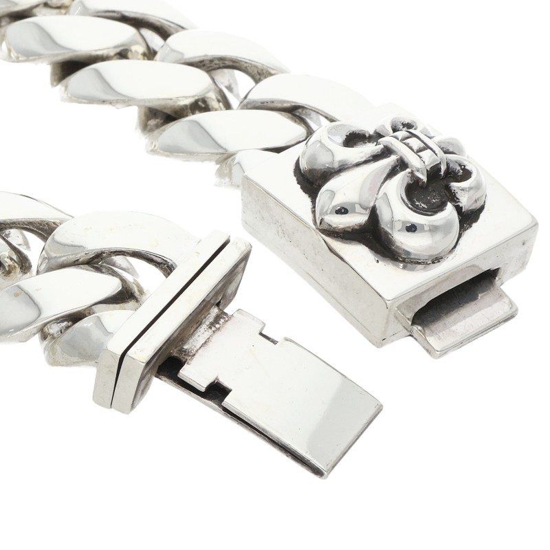 Chrome Hearts BS Large Box ID Classic Silver Bracelet — view 4