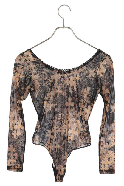 Chrome Hearts Cross All Over Print Sheer Long Sleeve Bodice XS T-Shirt — view 2