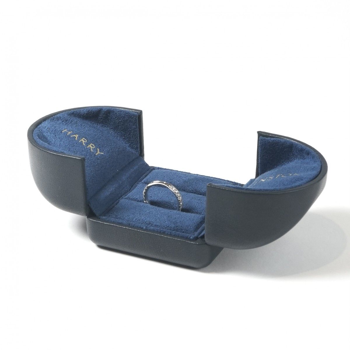 Harry Winston Brilliant Love Band Ring by Silver Wedding Platinum — view 5