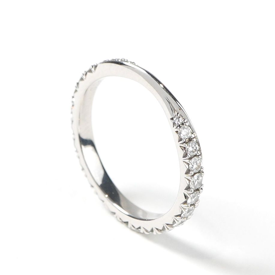 Harry Winston Brilliant Love Band Ring by Silver Wedding Platinum — view 2