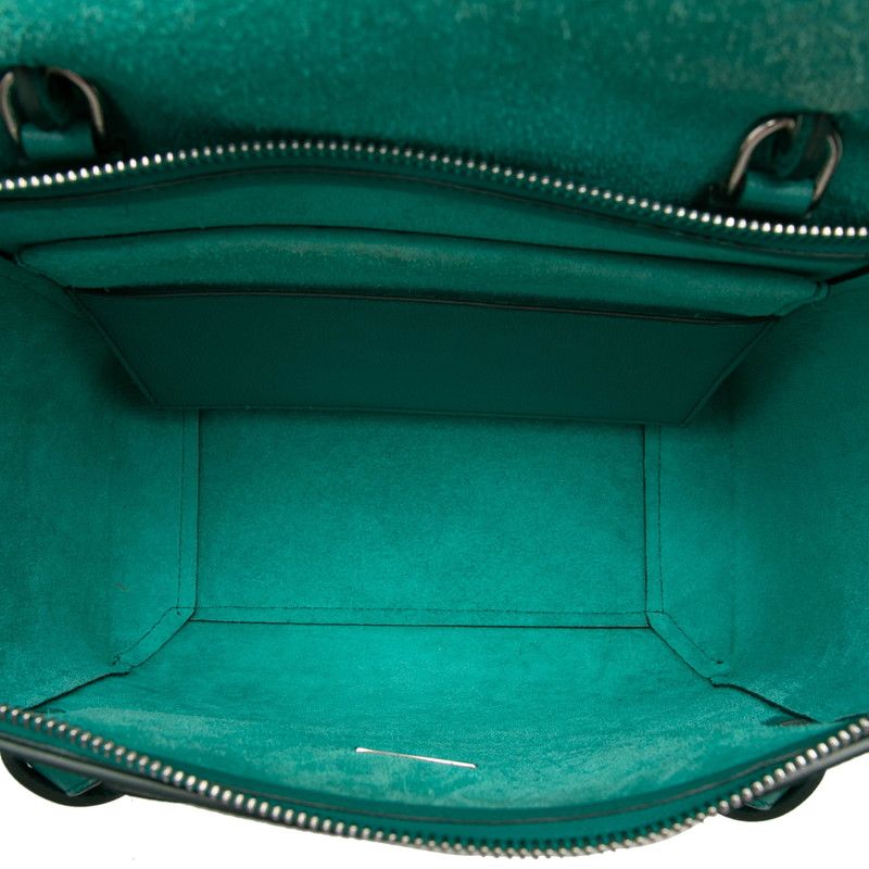 Celine Belt Bag 2-Way Green Leather — view 4