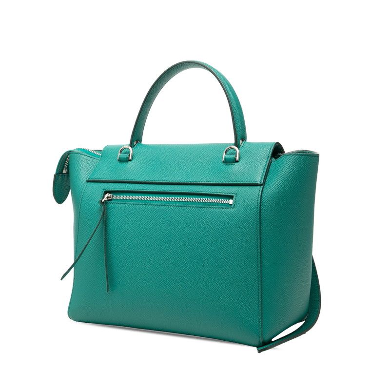 Celine Belt Bag 2-Way Green Leather — view 2