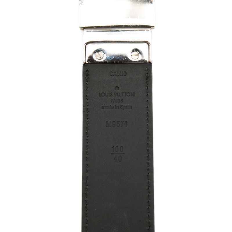 Louis Vuitton Damier Infini Black Leather Belt Size 100 — view 7