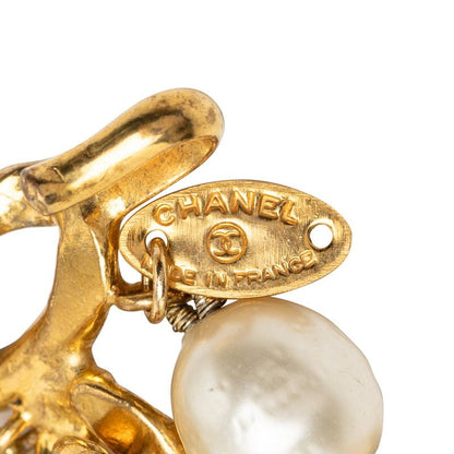 Chanel 31 Rue Cambon Vintage Chain Belt Gold Plated Faux Pearl — view 4