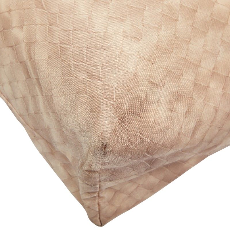 Bottega Veneta Intreccio Illusion Tote Shoulder Bag Pink Nylon Leather — view 7