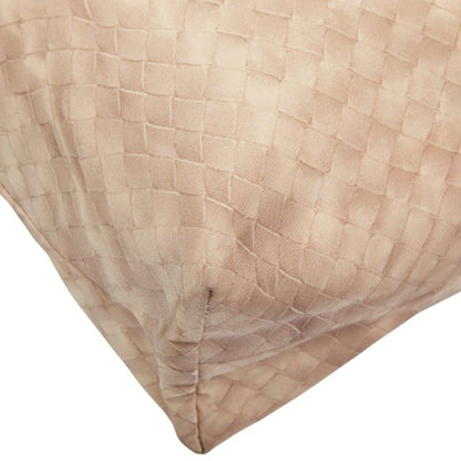 Bottega Veneta Intreccio Illusion Tote Shoulder Bag Pink Nylon Leather — view 7