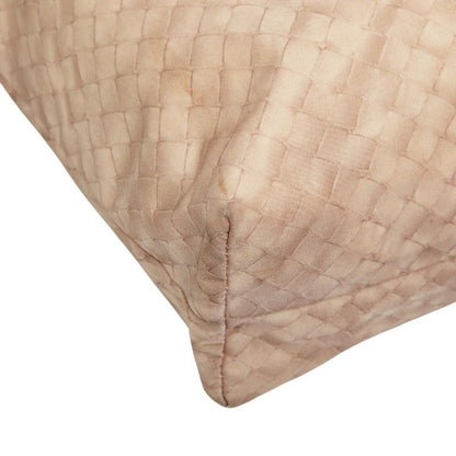 Bottega Veneta Intreccio Illusion Tote Shoulder Bag Pink Nylon Leather — view 5