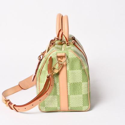 Louis Vuitton Keepall Bandouliere 35 2-Way Bag Damier Golf Green Tyler the — view 4