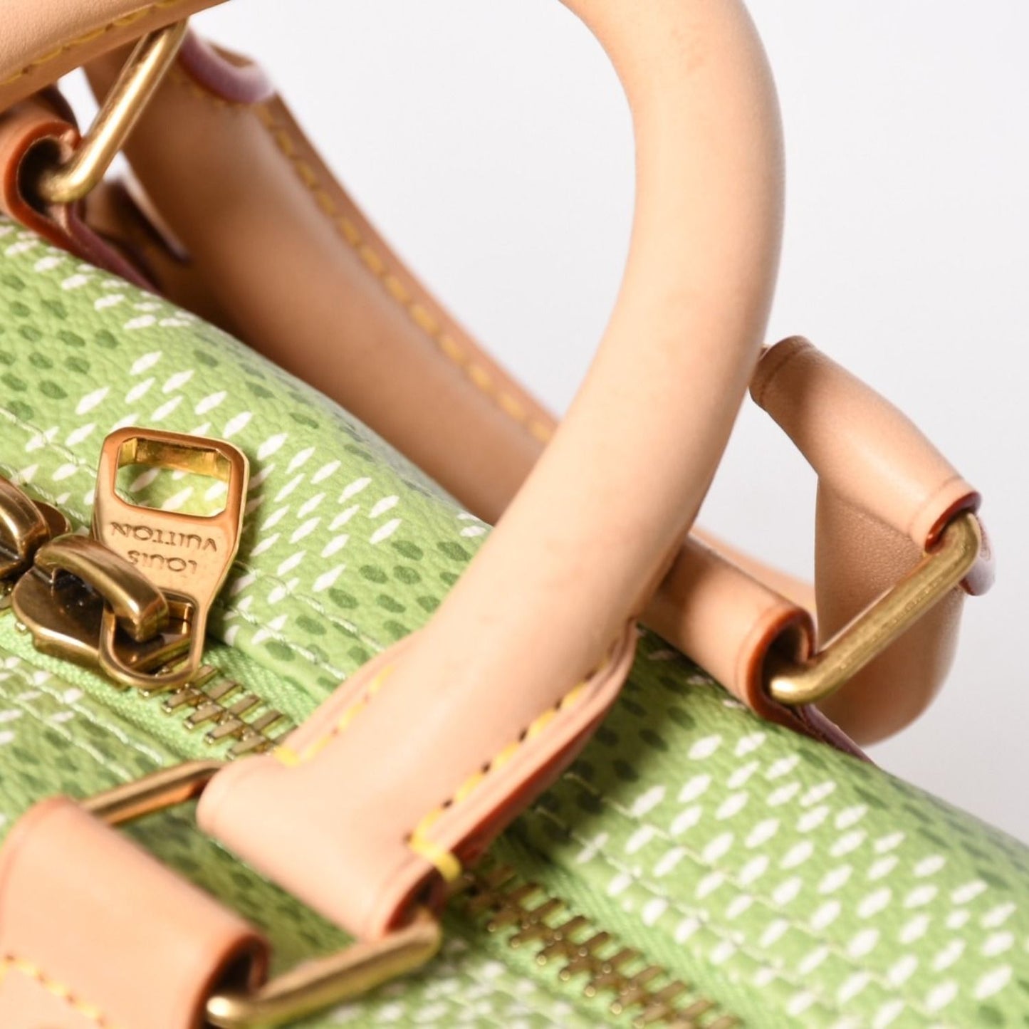 Louis Vuitton Keepall Bandouliere 35 2-Way Bag Damier Golf Green Tyler the — view 6