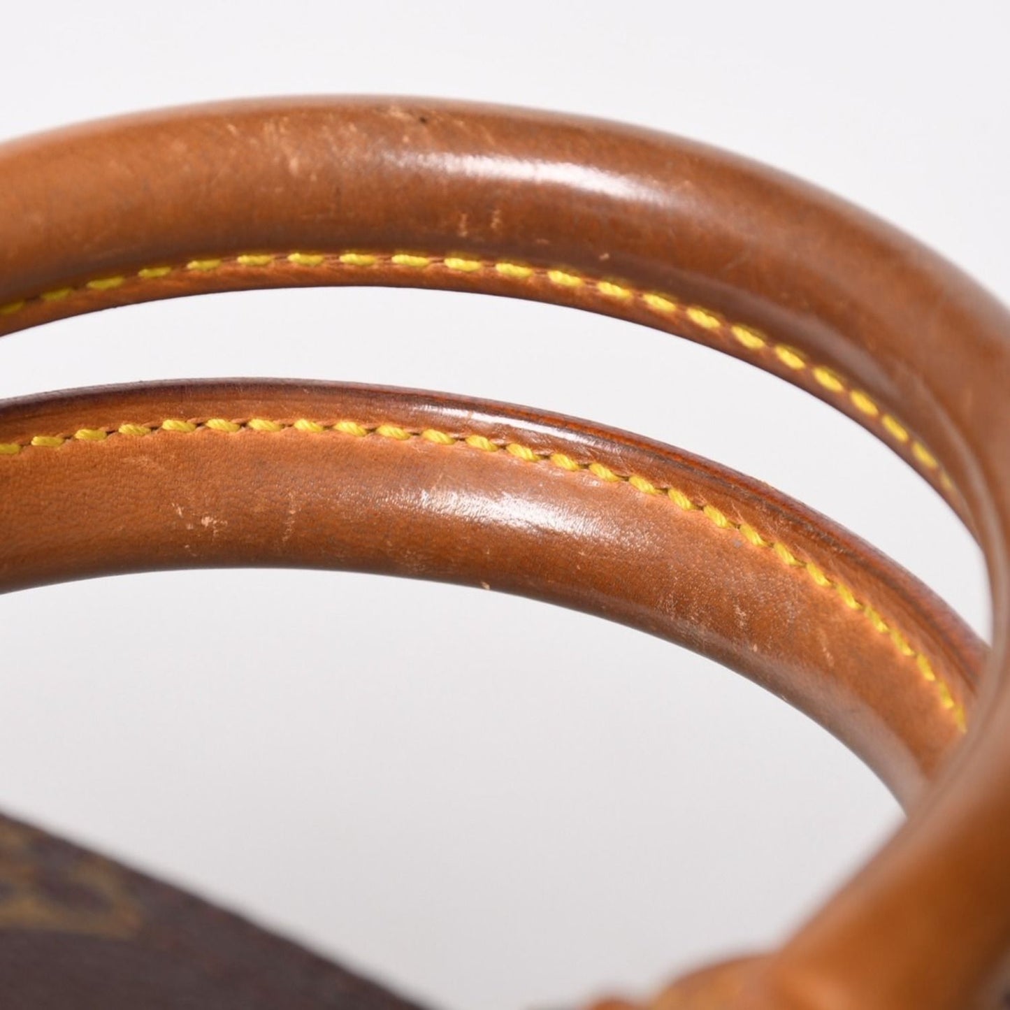 Louis Vuitton Speedy 25 Handbag Monogram Leather Brown Gold — view 7