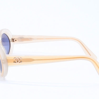 Chanel Sunglasses Eyewear CC Logo Beige Gold Acetate — view 6