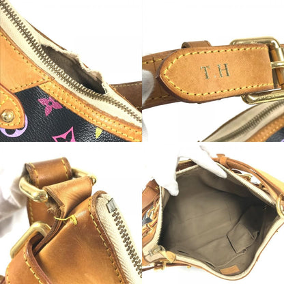 Louis Vuitton Shoulder Bag Greta Monogram Multicolor Canvas Noir Black — view 8
