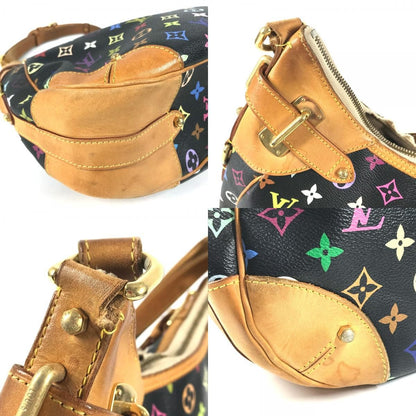 Louis Vuitton Shoulder Bag Greta Monogram Multicolor Canvas Noir Black — view 7