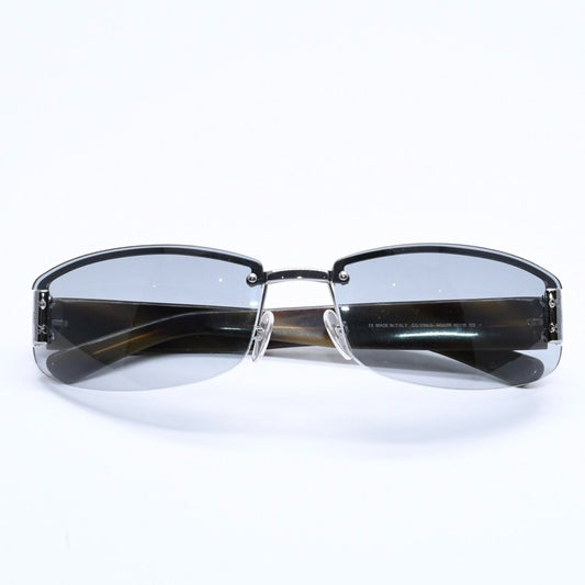 Gucci Sunglasses Eyewear Khaki Lens Temple Silver