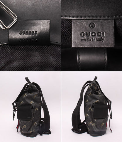 Gucci Backpack Sherry Line Tiger GG Supreme — view 4