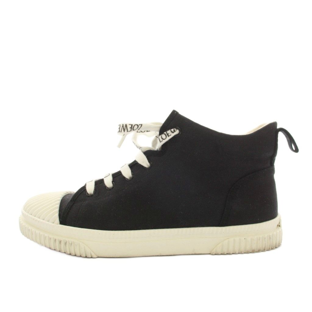 Loewe Sneakers High Cut Canvas Anagram Black 38