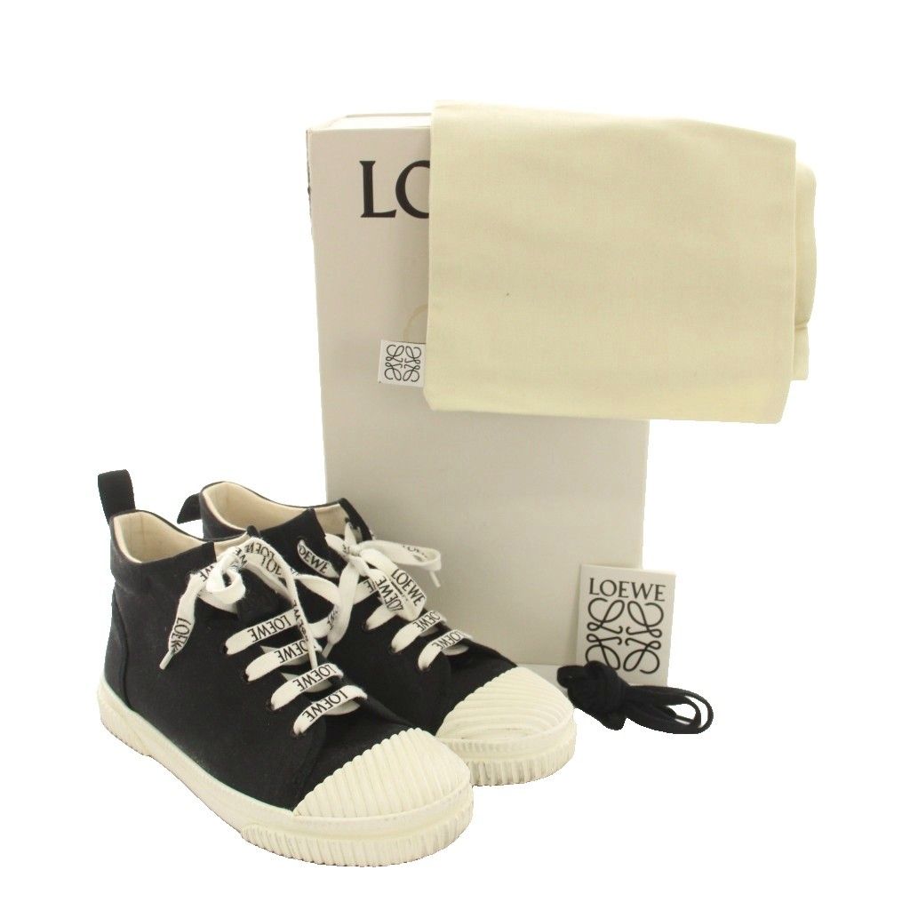 Loewe Sneakers High Cut Canvas Anagram Black 38 — view 7