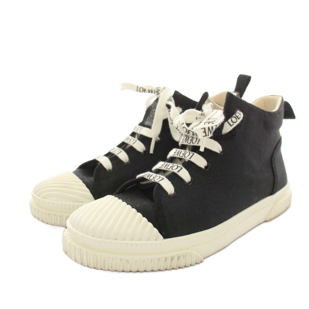 Loewe Sneakers High Cut Canvas Anagram Black 38 — view 2