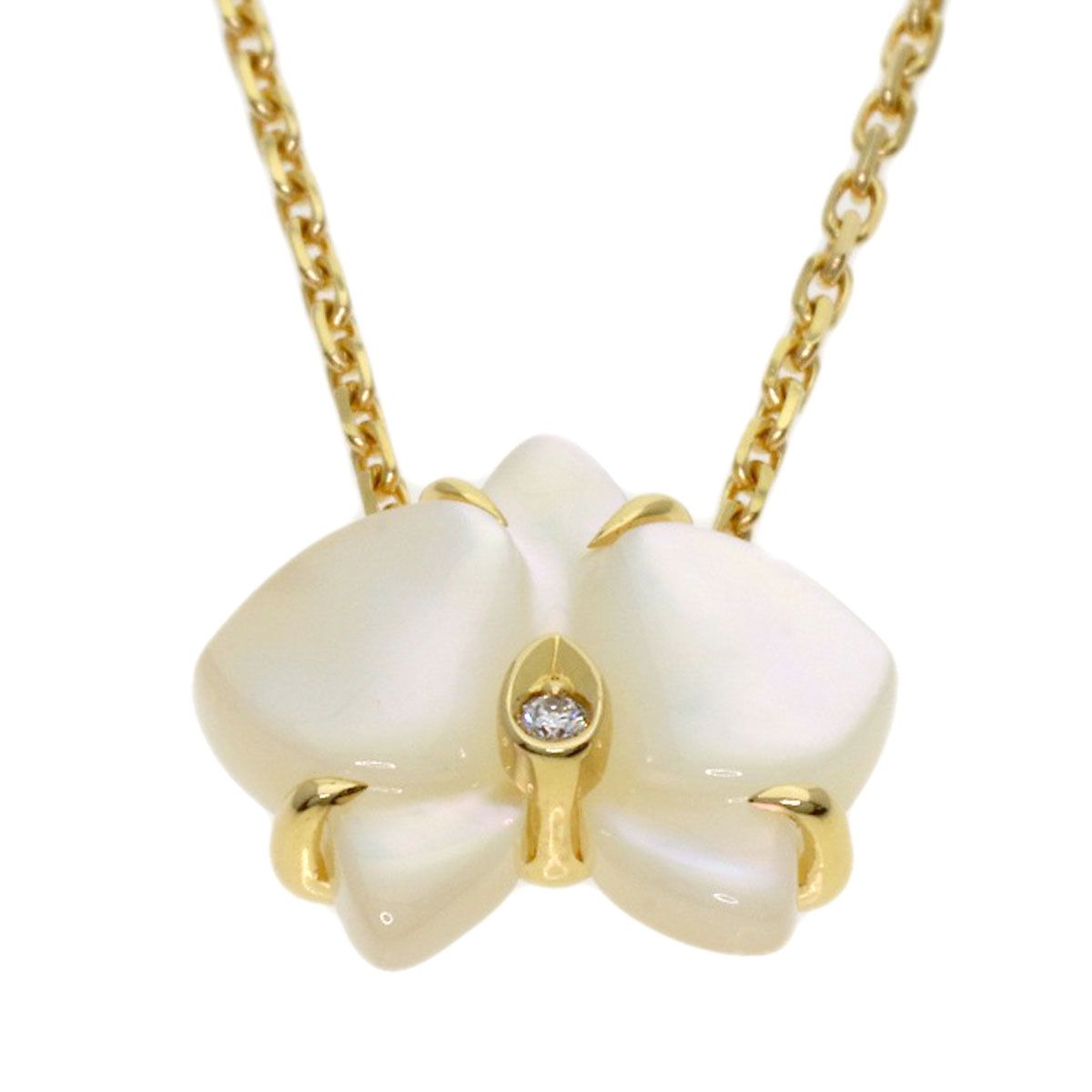 Cartier Carre Diamond Necklace 18K Yellow Gold — view 4