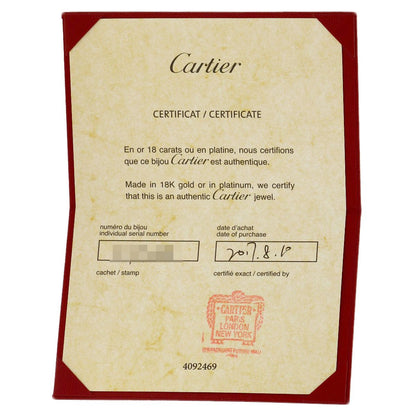 Cartier Carre Diamond Necklace 18K Yellow Gold — view 6