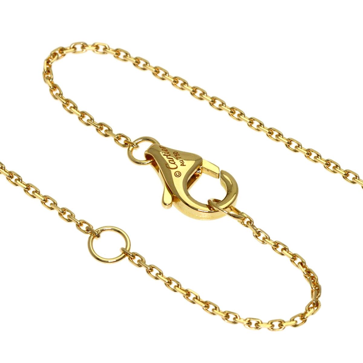 Cartier Carre Diamond Necklace 18K Yellow Gold — view 3