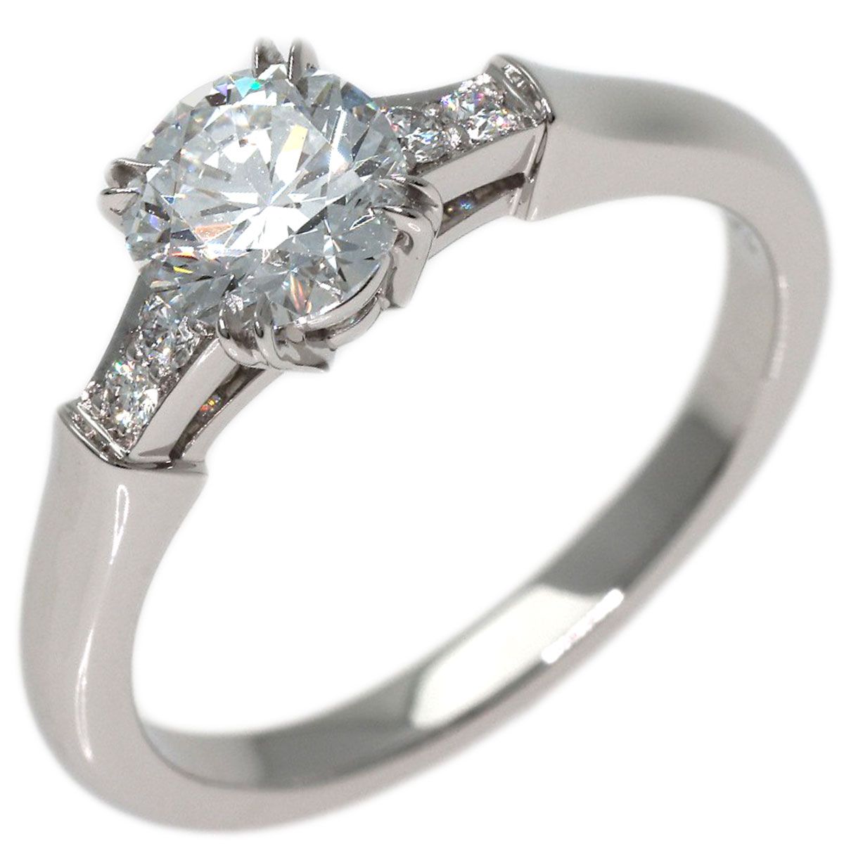 Harry Winston Round Cut Tryst Diamond Ring — view 2