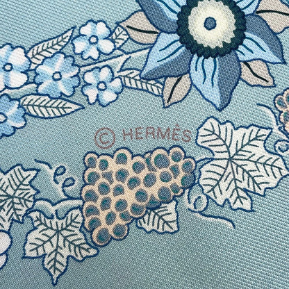 Hermes Scarf Carre 90 Brides de Gala en Fleurs White — view 8