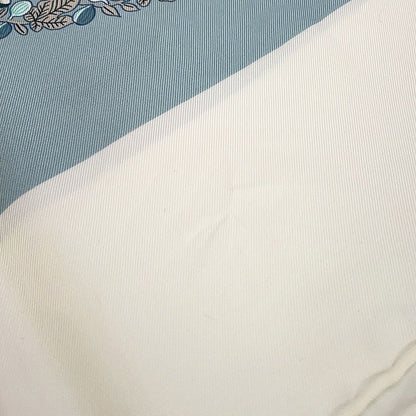 Hermes Scarf Carre 90 Brides de Gala en Fleurs White — view 3