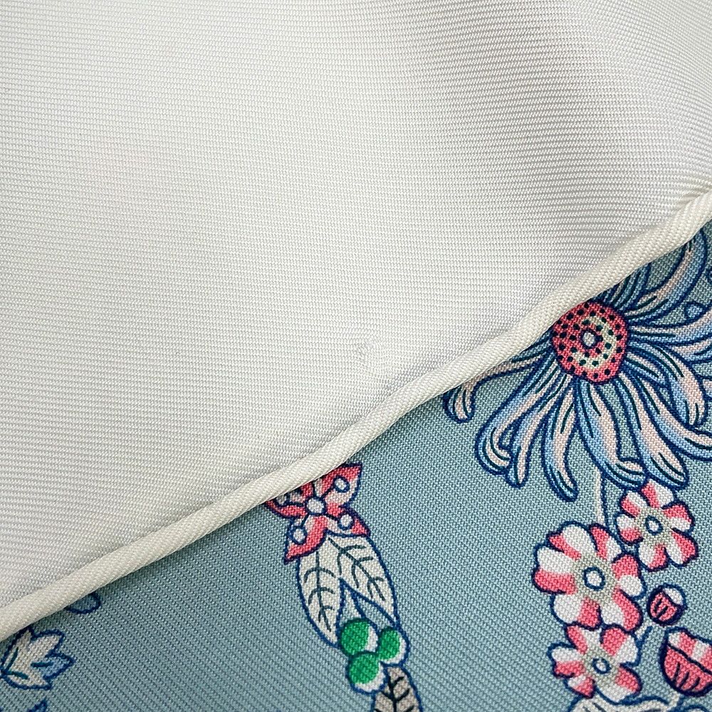 Hermes Scarf Carre 90 Brides de Gala en Fleurs White — view 4