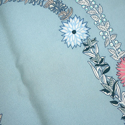 Hermes Scarf Carre 90 Brides de Gala en Fleurs White — view 5