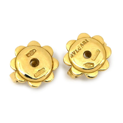 Bvlgari Earrings Trinity Hoop Yellow Gold Pink White 750 18K Yellow Gold PG WG — view 6