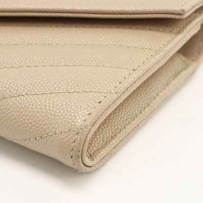 Saint Laurent Large Flap Wallet Cassandra Bifold Leather — view 7