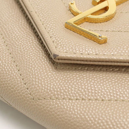 Saint Laurent Large Flap Wallet Cassandra Bifold Leather — view 6