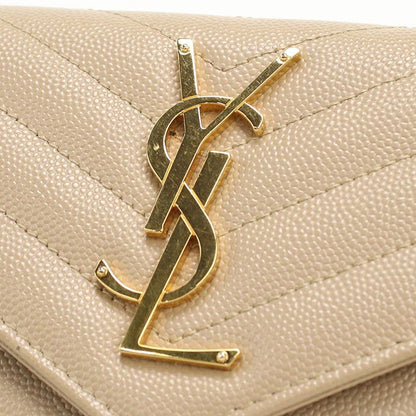 Saint Laurent Large Flap Wallet Cassandra Bifold Leather — view 5