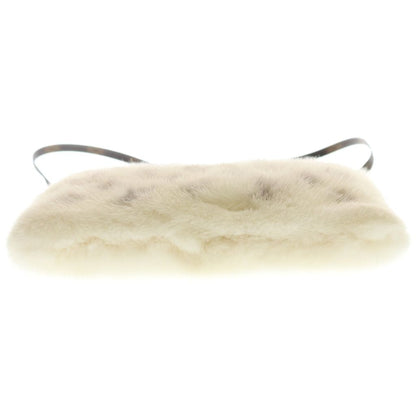 Louis Vuitton Neo Pochette Mila Monogram Shoulder Bag Back Mink White Gold — view 4