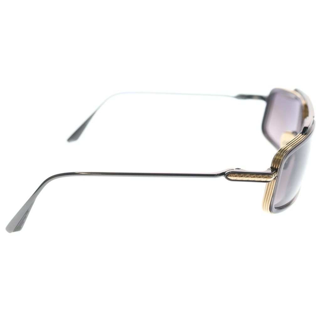 Chrome Hearts Eader Double Bridge Flare Anni Temple Sunglasses Gold Black — view 3