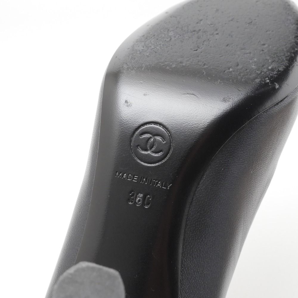 Chanel Pumps CC Logo Bicolor Shoes 36.5 — view 7