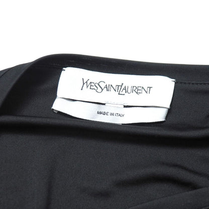 Saint Laurent Dress 36 Sleeveless Belted Draped Midi — view 6