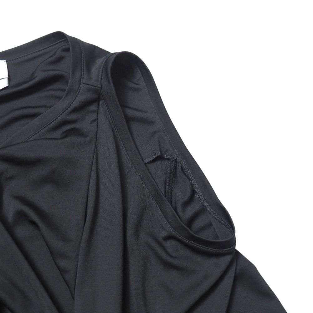 Saint Laurent Dress 36 Sleeveless Belted Draped Midi — view 5