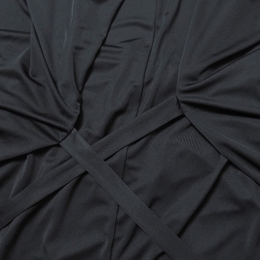 Saint Laurent Dress 36 Sleeveless Belted Draped Midi — view 4