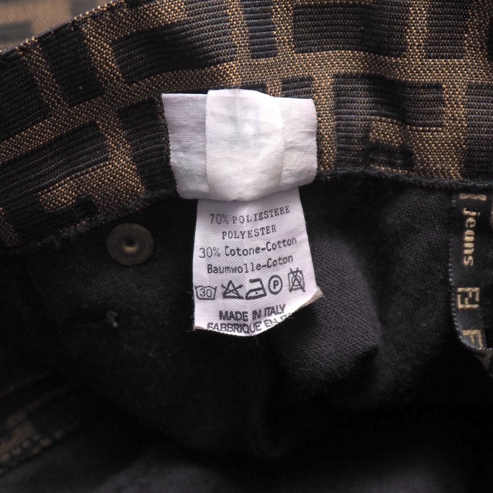Fendi Mini Skirt 38 FF Double Zucca All Over Pattern Tight — view 8