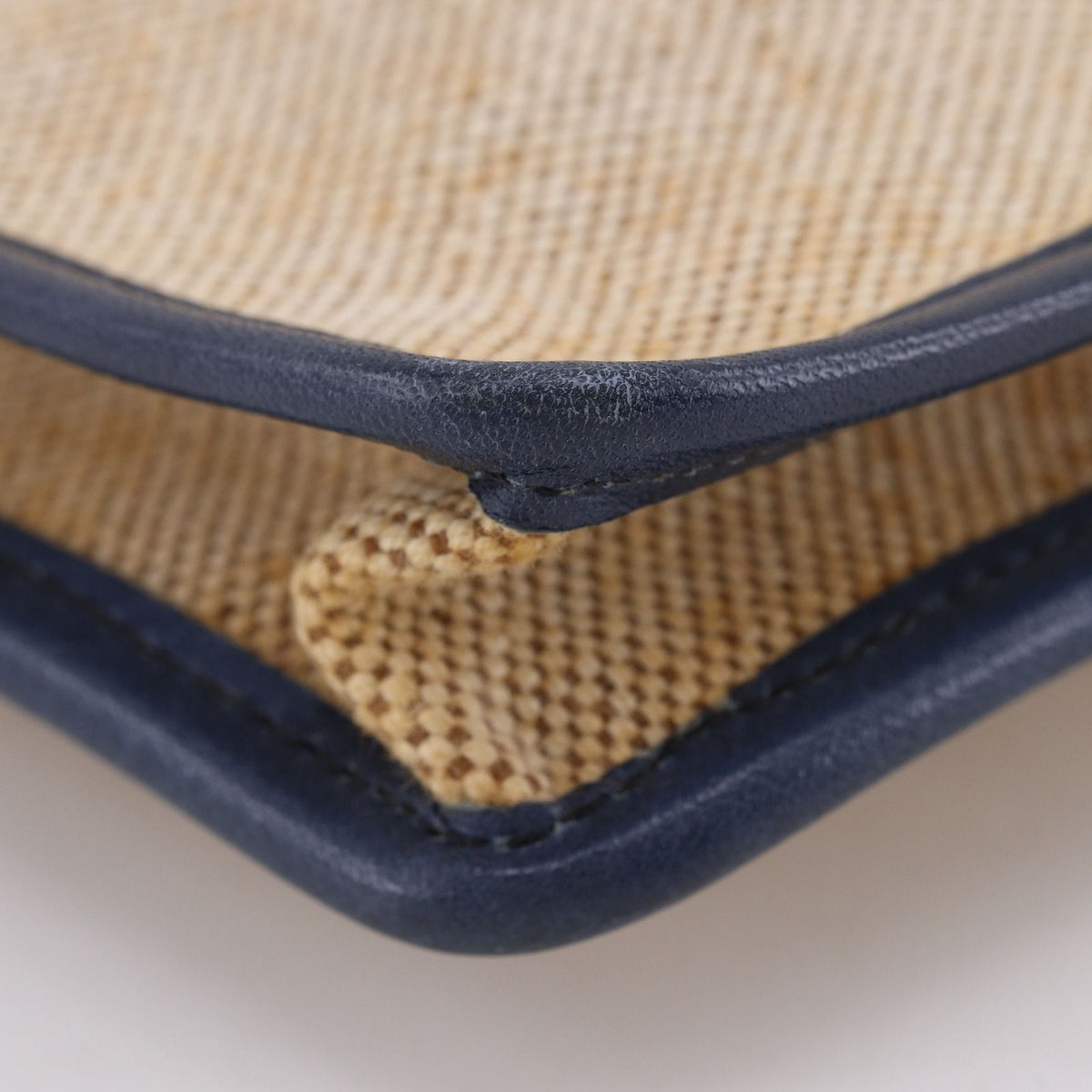 Celine Vintage Canvas Beige Clutch Bag — view 4