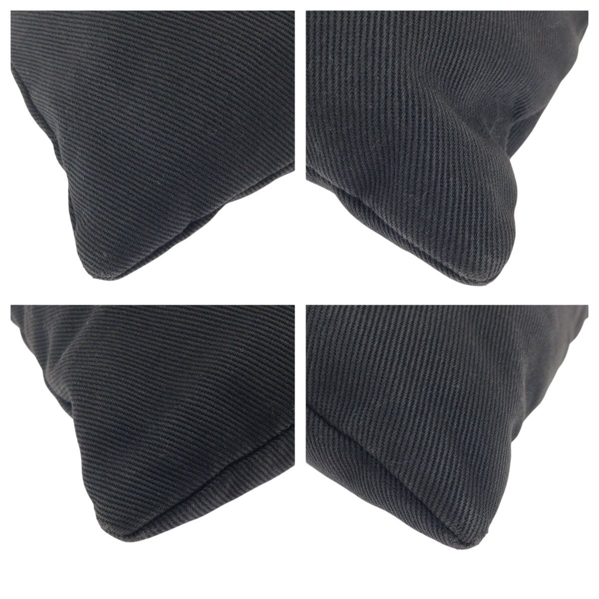 Saint Laurent Rive Gauche Vintage Kahala YSL Black Canvas Tote Bag — view 3