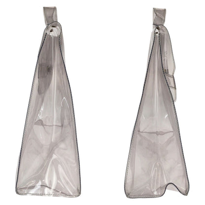 Hermes Vinyl Kelly Clear Gold Handbag — view 8