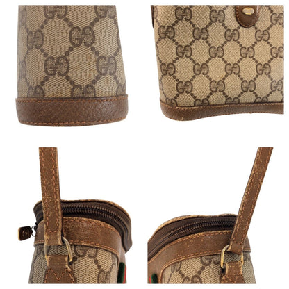 Gucci Vintage Sherry Line Beige GG Supreme Canvas 904 02 070 Shoulder Bag — view 5