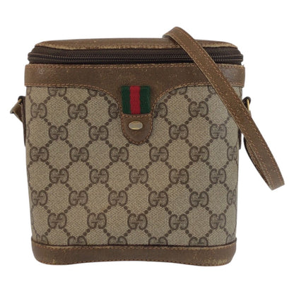 Gucci Vintage Sherry Line Beige GG Supreme Canvas 904 02 070 Shoulder Bag