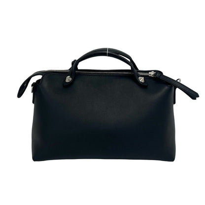 Fendi Visible Leather 2-Way Shoulder Bag Black — view 3