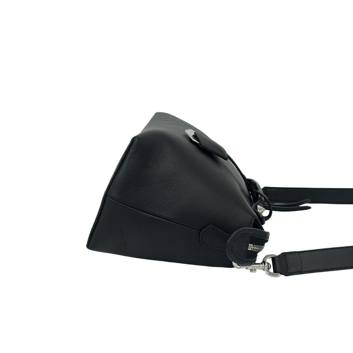 Fendi Visible Leather 2-Way Shoulder Bag Black — view 6