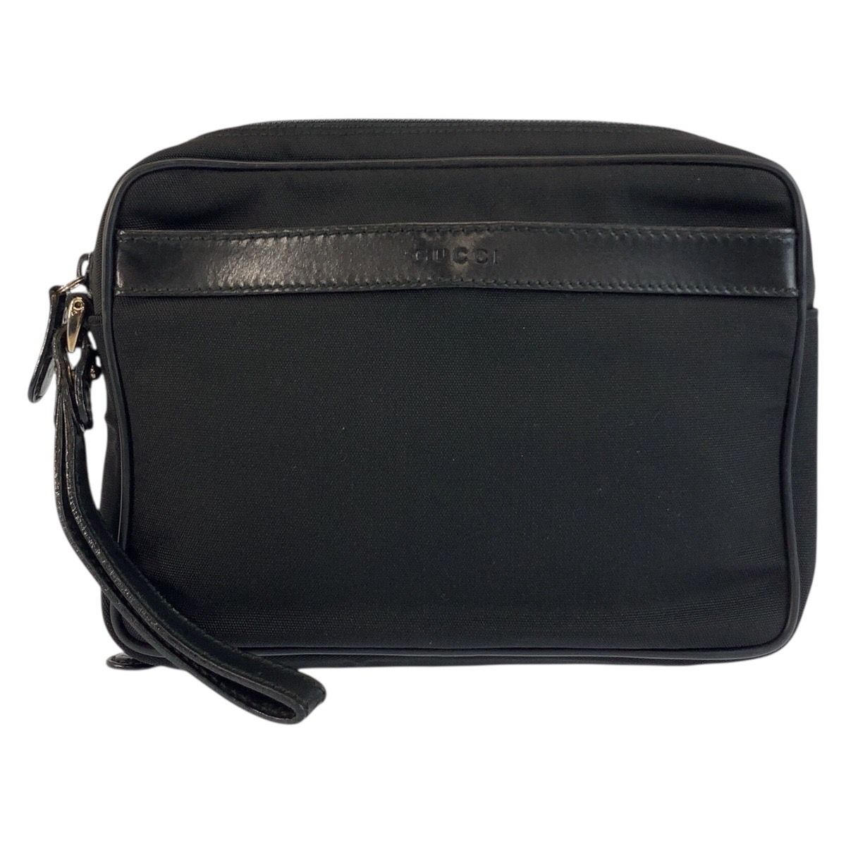 Gucci Black Nylon 018 Clutch Bag
